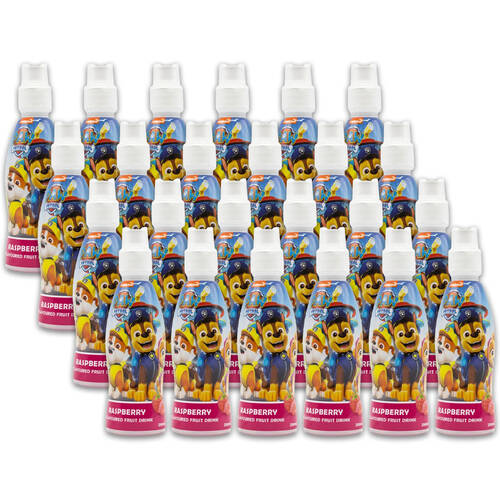 24PK Fruity Burst Paw Patrol 250ml Raspberry Flavour Fruit Drink