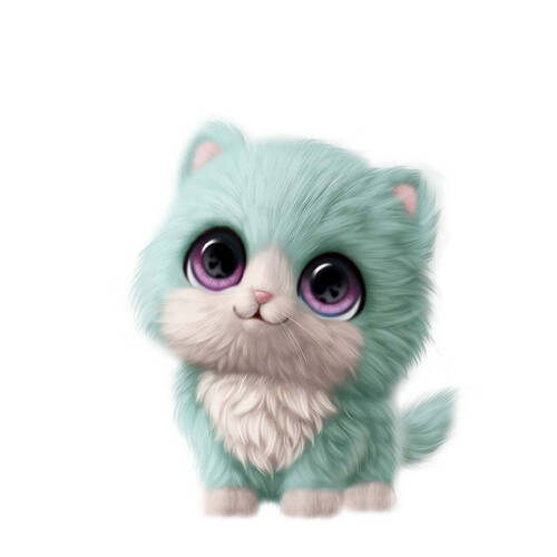 Scruff Little Live Pets Scruff-A-Luvs S1 Single Pack Blue Plush Pet Toy