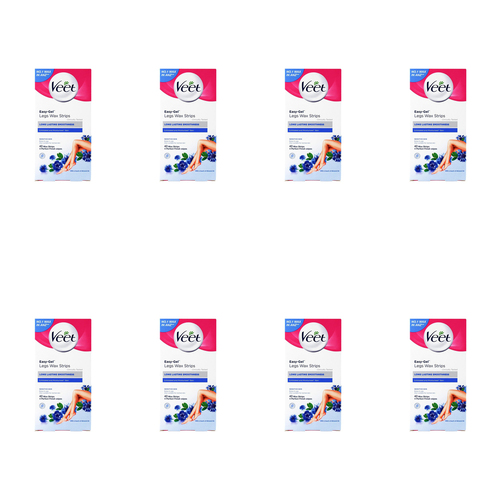 320pc Veet Wax Strips A Touch of Almond Oil w/ Finish Wipes