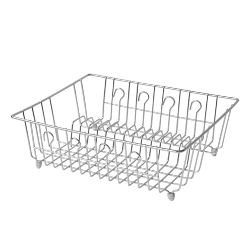 Homeleisure Stainless Steel Dish Drainer Medium Silver 