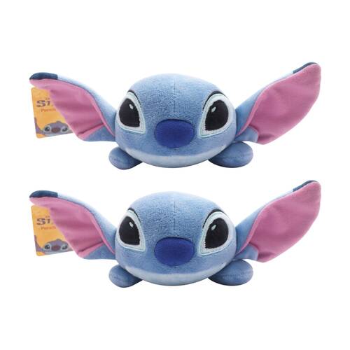 2PK Disney Stitch Soft Plush Pen/Pencil Case w/Zipper Kids Craft Accessory