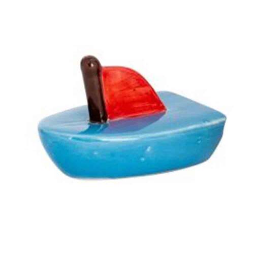  Floating Boat Outdoor Decoration 10x7cm Multicoloured Assorted