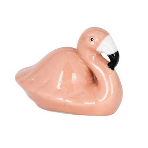  Floating Flamingo Outdoor Bird Bath Decoration 10x8cm Pink