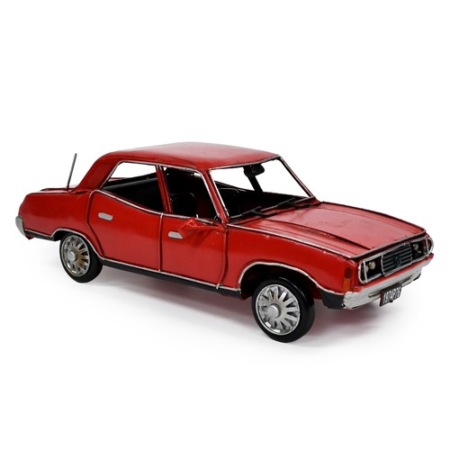 Boyle 26cm 1974 Leyland P76 Car Metal Ornament Red Home Decor