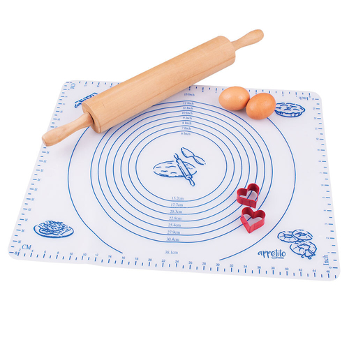 Daily Bake Silicone Pastry Mat w/ Guideline Measuremes 50x40cm