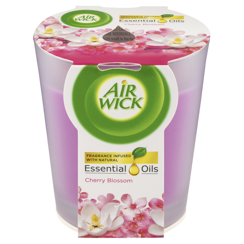 Air Wick Essential Oils Scented Candle Cherry Blossom
