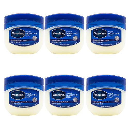 6PK Vaseline 50ml Original Pure Petroleum Jelly Skin Protectant