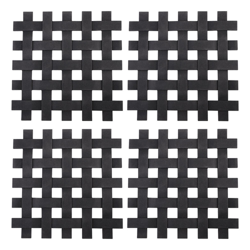 4PK Appetito Silicone Lattice Heat Resistant Trivet 17.5x17.5cm