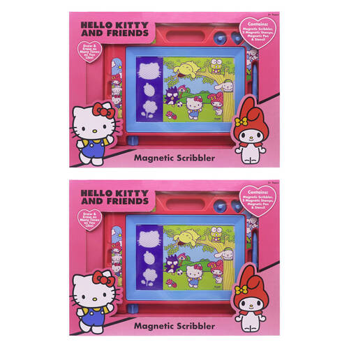 2PK Hello Kitty Magnetic Scribbler Kids Writing Educational Play Toy 3y+
