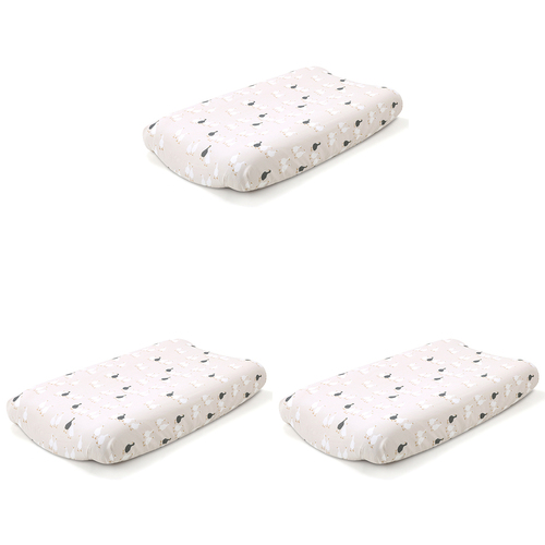 3PK Little Haven Co-Sleeper Goose Baby Bedding Sheet 90cm