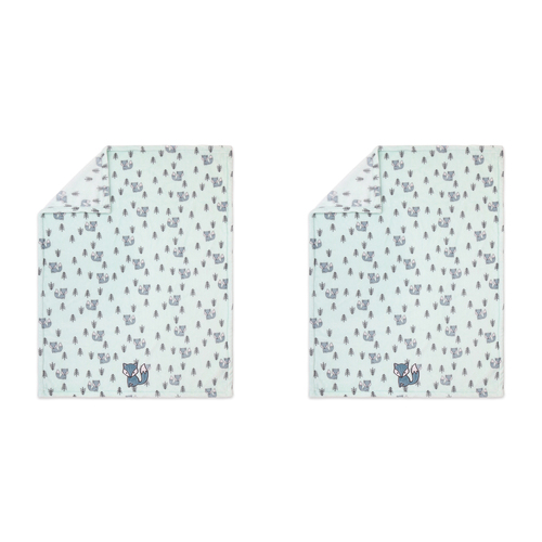 2PK Little Haven Cot Fitted Woodland Baby Bedding Sheet 135cm