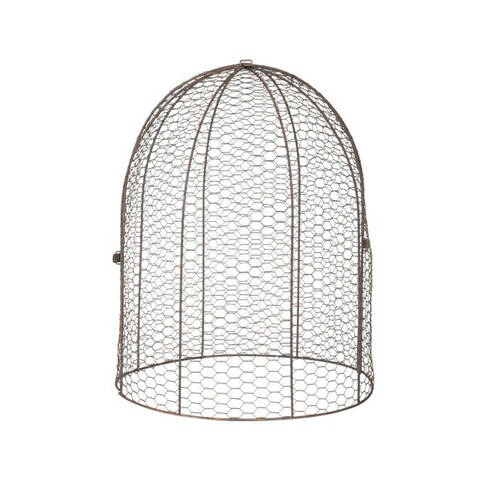  Large Cloche Dome Outdoor Decoration 41x51cm Rust Copper