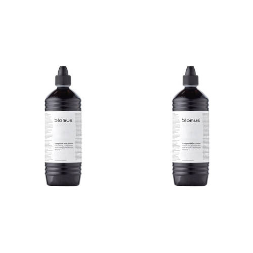 2PK Blomus Clear Lampoil Outdoor Garden Burning Lamp/Torch Fuel 1L Black