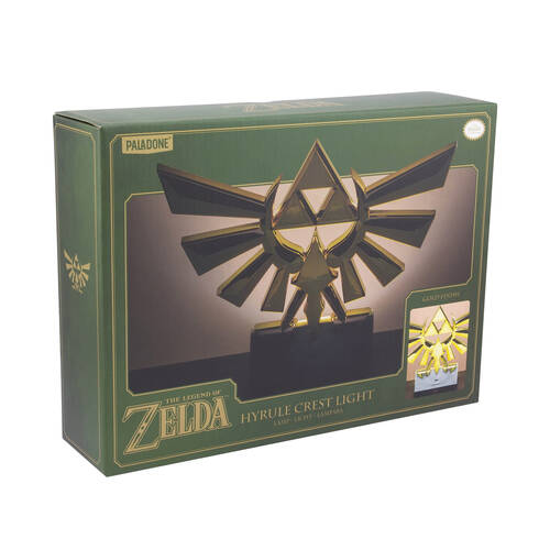 Nintendo Zelda Iconic Gold Finish Hyrule Crest Light 3y+