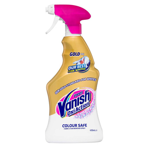 Vanish Preen 450ml Oxi Action Gold Pro Colour Safe Stain Remover