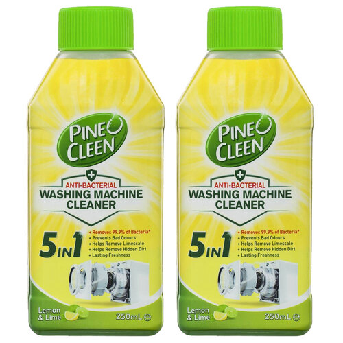 2PK Pine O Cleen 250ml Anti-Bacterial Washing Machine Cleaner - Lemon & Lime