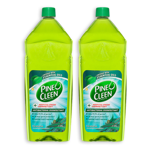 2PK Pine O Cleen Eucalyptus Hospital Grade Disinfectant 1.25L