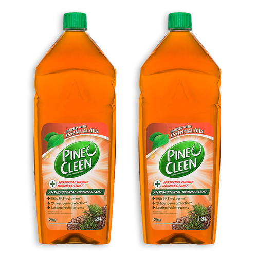 2PK Pine O Cleen Hospital Grade Antibacterial Disinfectant 1.25L - Pine