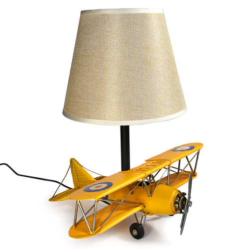 Auto Petit USB LED Lamp Curtis Jenny Plane 29x33cm Yellow