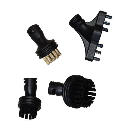 4pc Wertheim Dual Steam Plus Brush Accessory Set For Sauber Grout Tile