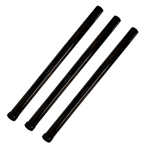 3PK Universal 32mm Extension Rod for Vacuum Cleaners Black