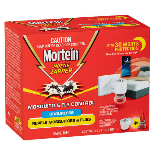 Mortein Mosquito & Fly Control Mozzap 25ml
