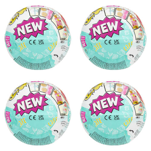4PK MGA's Miniverse Make It Mini Foods: Cafe Series 3B Assorted 8y+