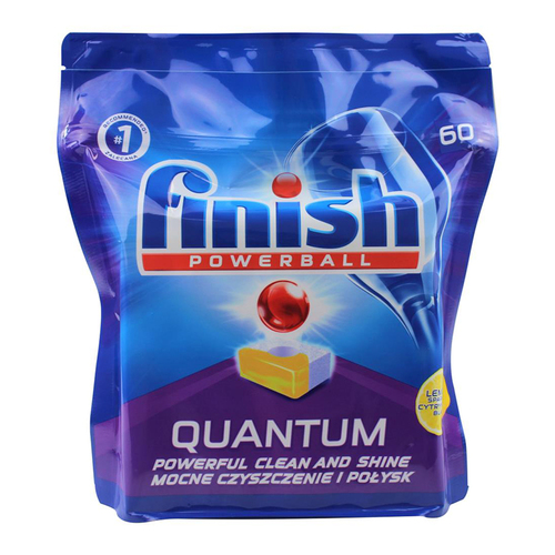 60pk Finish Powerball Quantum Dishwashing Tablets - Lemon Sparkle