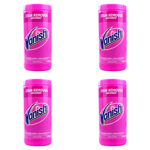 4PK Vanish Laundry Detergent Powder Fabric Stain Remover 1.85kg