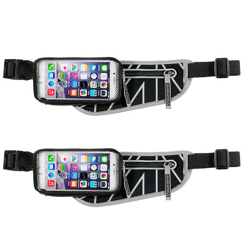 2PK Allsop 5.7-Inch ClickGo Belt w/Case- Grey