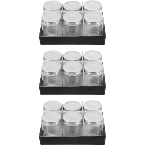 3PK 6PK Lemon & Lime 300ml Preserve Jar Capri Glass w/ Silver Lid
