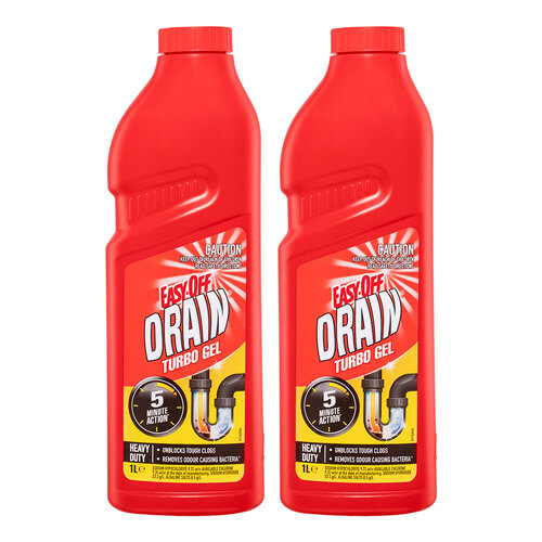 2PK Easy Off Drain Turbo Gel 1L