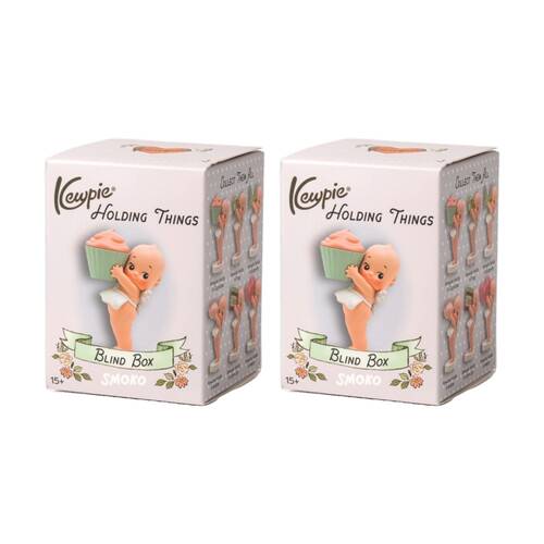 2PK Smoko Kewpie Holding Things Blind Box Toy Collectable Figurine 15Y+ Assorted