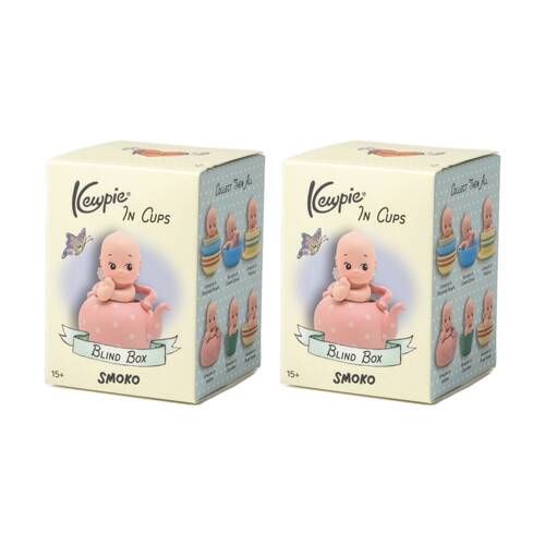 2PK Smoko Kewpie in Cups Blind Box Toy Collectable Figurine 15Y+ Assorted