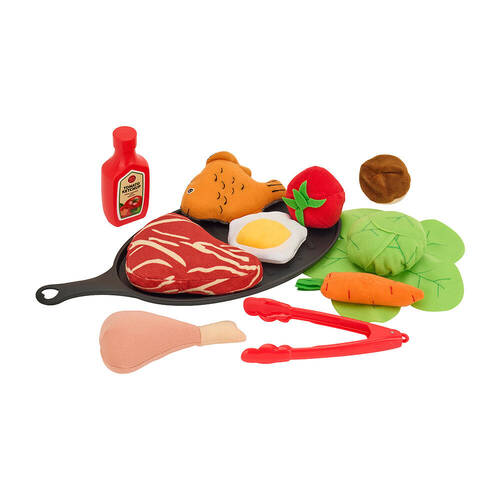 11pc Annabel Trends Fabric Play Kit Kids/Child Toy - Barbeque 3y+