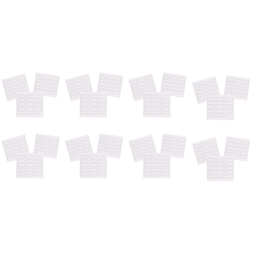 8x 45pc Appetito Vinyl Blank Kitchen Labels Home Pantry Accessory