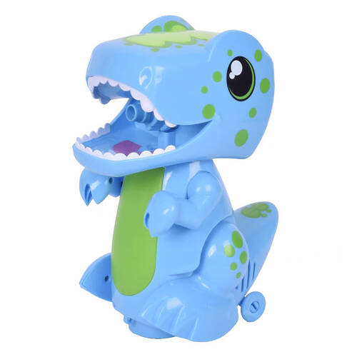 Maxx Bubbles Bump 'N Go Dino Bubbler Automatic Blowing Kids Outdoor Toy 3y+