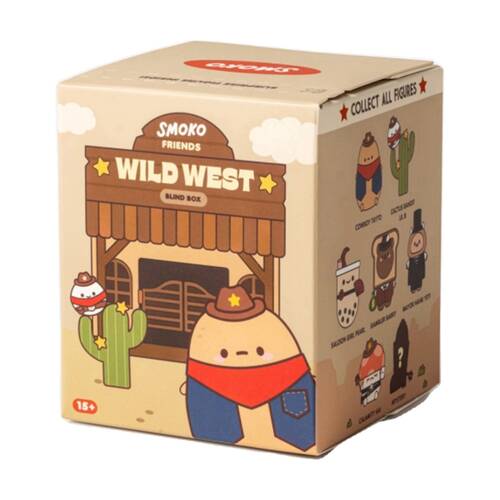 Smoko Friends Wild West Blind Box Toy Collectable Figurine 15Y+ Assorted