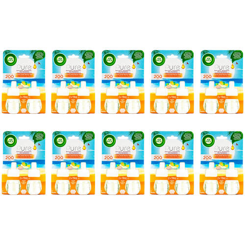 20pc Airwick 19ml Pure Scented Oil Refill Tropical Great Barrier Reef