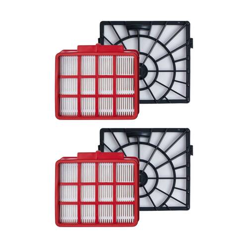 2PK Cleanup Replacement Filter Set Allergen Capture For Sauber Bagged Vacuums