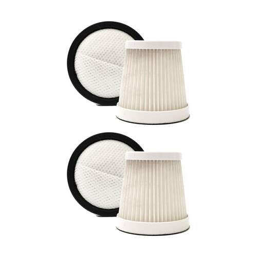 2PK i-Vac Pets S40 Exhaust & HEPA Filter Set For Stick Vacuum Cleaner