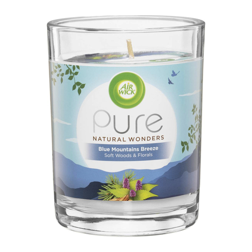 Air Wick Pure Natural Wonders Scented Candle Blue Mountains Breeze