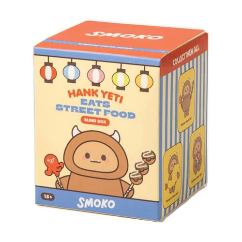 Smoko Hank Yeti Eating Street Food Toy Collectable Figurine 15Y+ Assorted