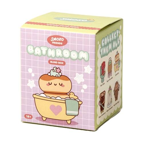 Smoko Friends Bathroom Blind Toy Collectable Figurine 15Y+ Assorted