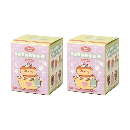 2PK Smoko Friends Bathroom Blind Toy Collectable Figurine 15Y+ Assorted