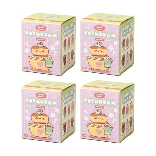 4PK Smoko Friends Bathroom Blind Toy Collectable Figurine 15Y+ Assorted