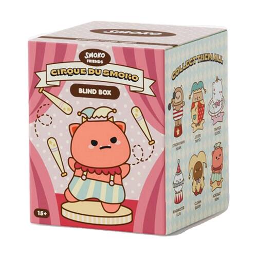 Smoko Friends Circus Blind Box Toy Collectable Figurine 15Y+ Assorted