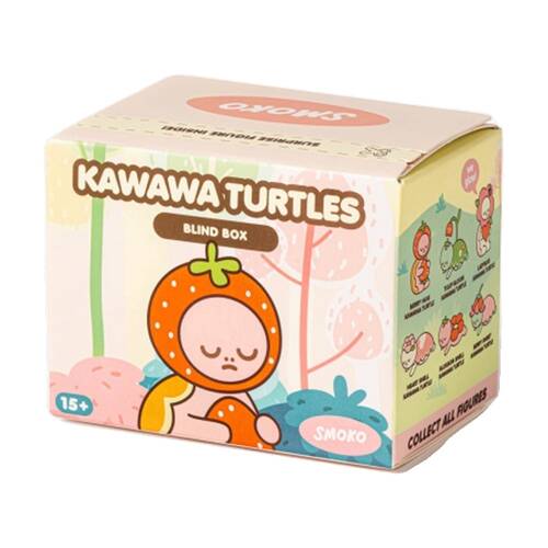 Smoko Kawawa Turtles Blind Box Toy Collectable Figurine 15Y+ Assorted