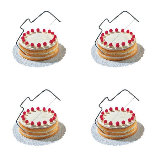 4PK Appetito Cake Cutter 33cm Home Kitchen Cooking/Baking
