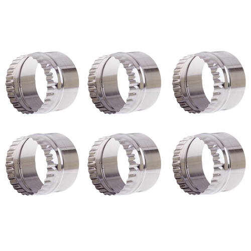 6PK Appetito Stainless Steel Two Way Cutter Home Kitchen Cooking